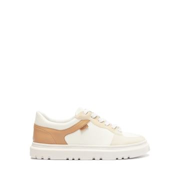 TENIS ECO NAPA BIANCO / BONE / CREMA / NUDE