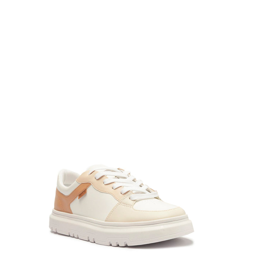 TENIS ECO NAPA BIANCO / BONE / CREMA / NUDE