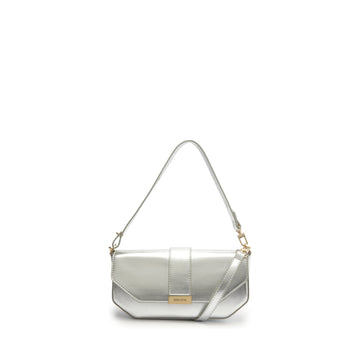 CARTERA ECO NAPA METAL PRATA