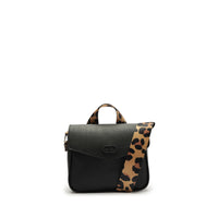 CARTERA ECO NAPA PRETO / LEOPARD