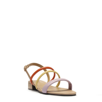 SANDALIA ECO NAPA IRIS / CREMA / PAPAYA / NUDE